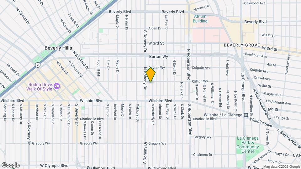 169 N Wetherly Dr Map and Location Details