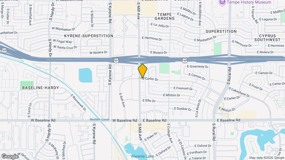 15 E Carter Dr Map and Location Details