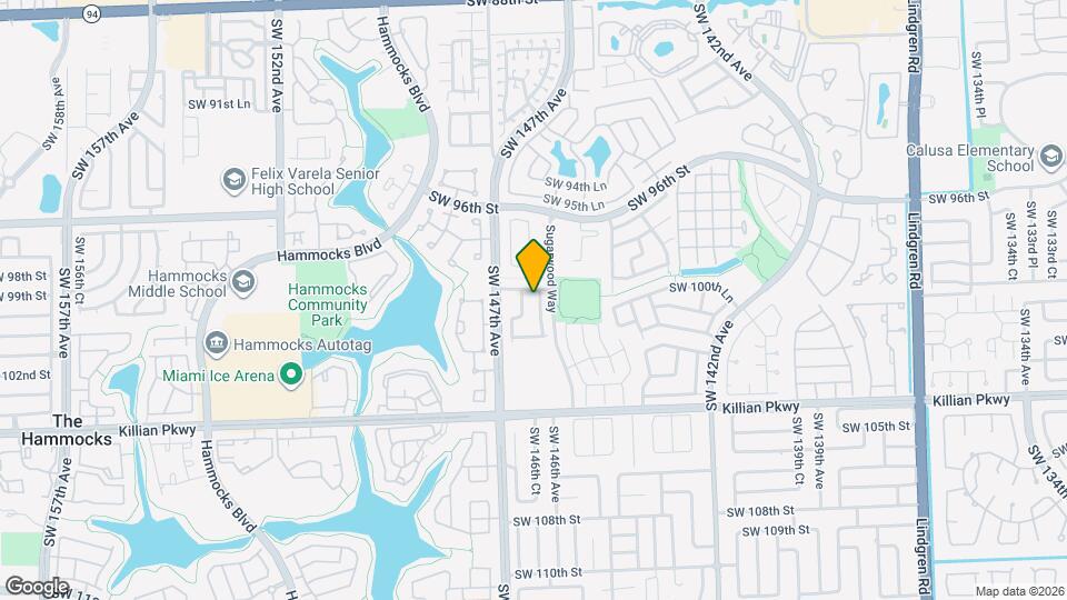 9940 SW 146th Ct Map and Location Details