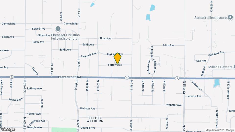 5555 Farrow Ave Map and Location Details