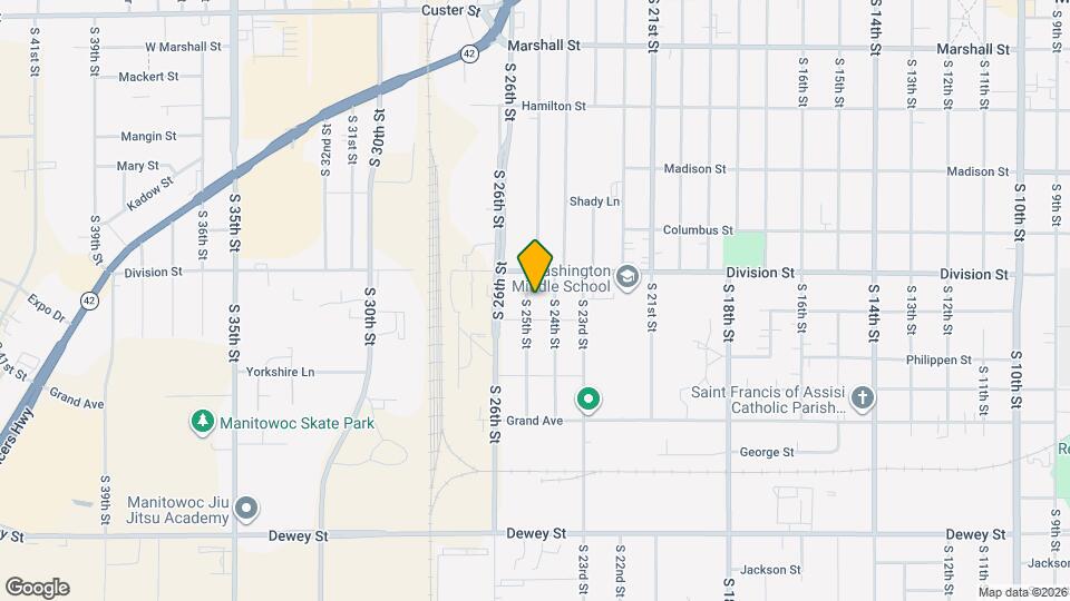 1517 S 25th St Map and Location Details