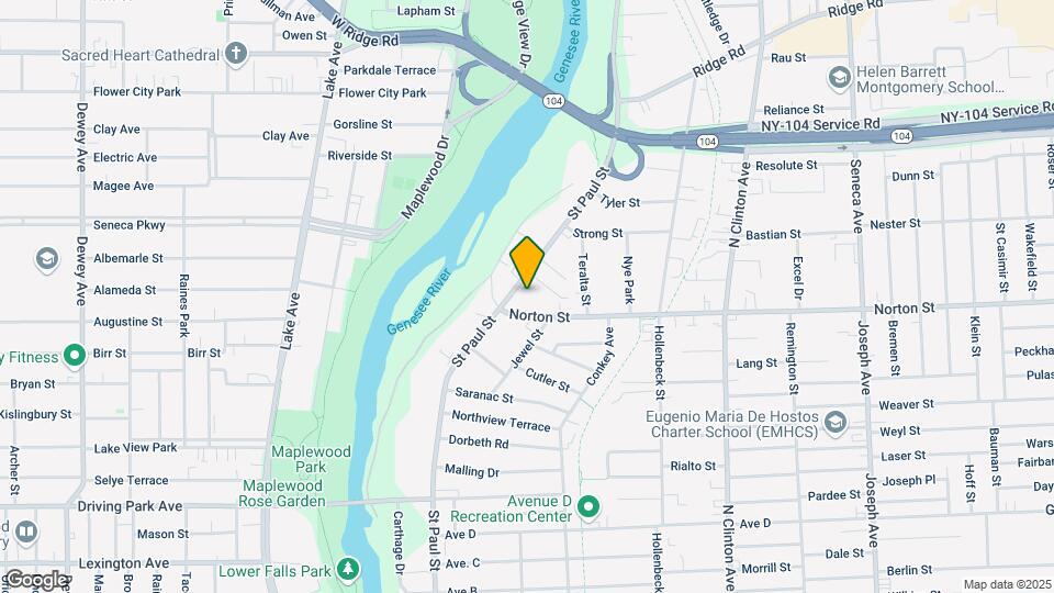 1694 Saint Paul St Map and Location Details