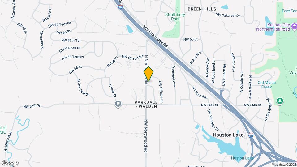 5703 N Northwood Rd Map and Location Details