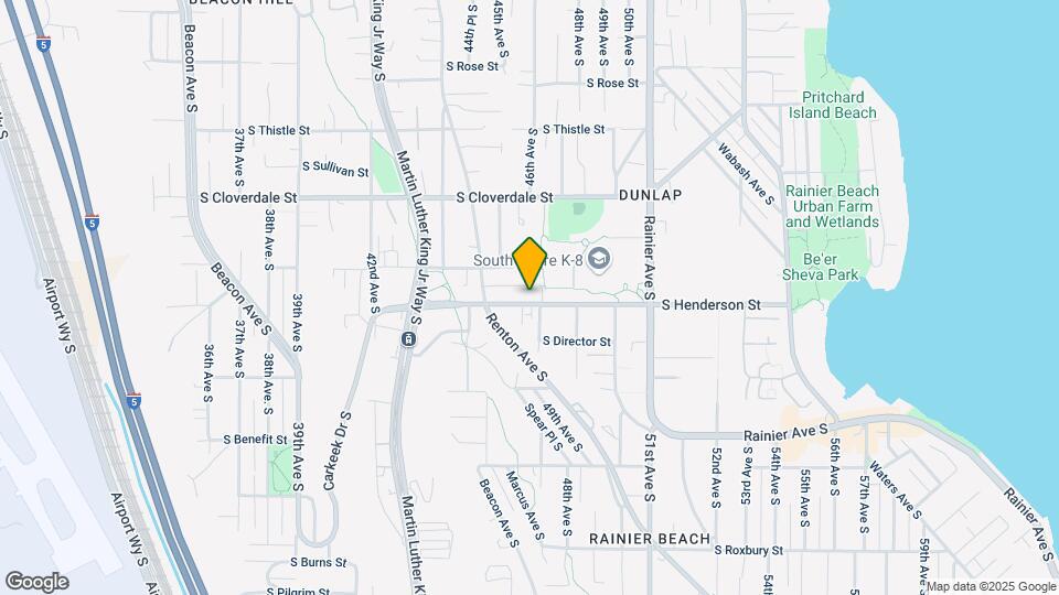 4540 S Henderson St-Unit -A Map and Location Details