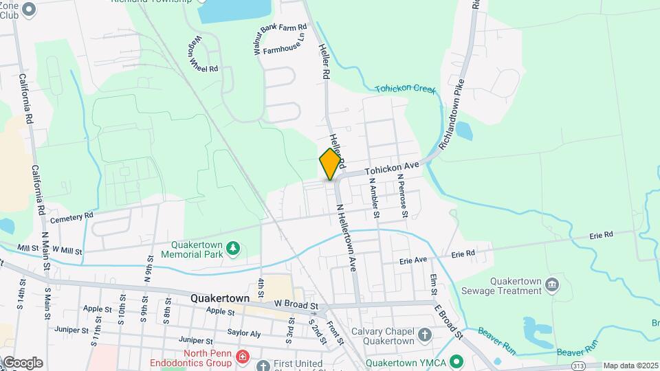 232 N Hellertown Ave Map and Location Details