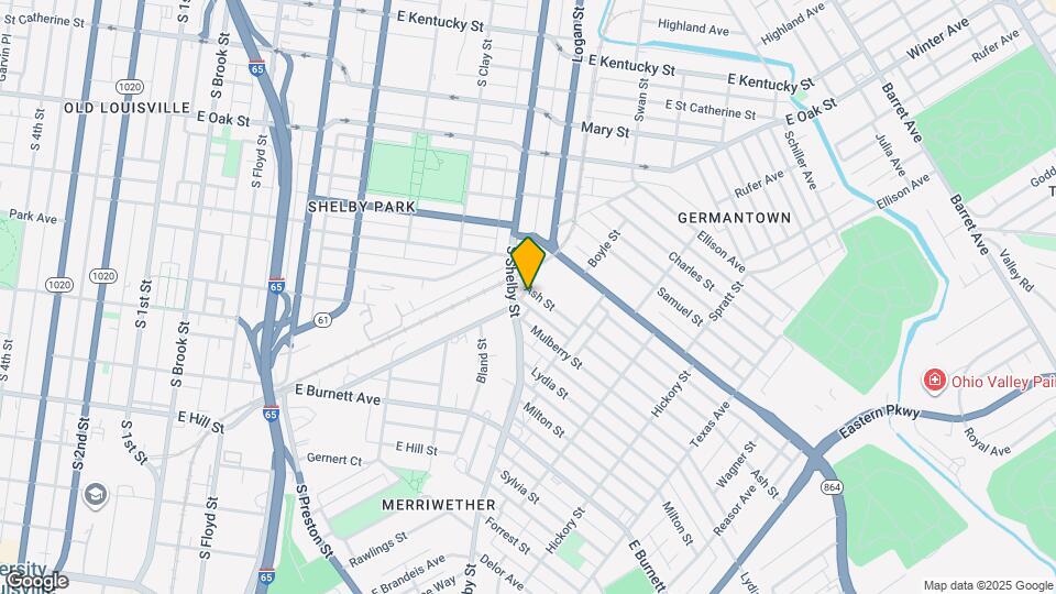 816 Ash St Map and Location Details