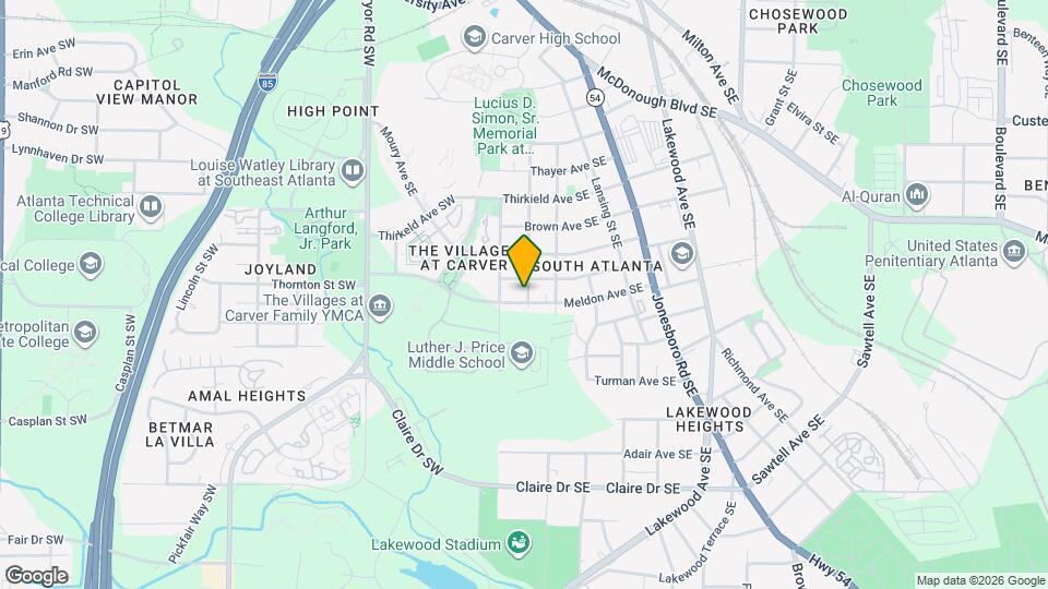 85 Meldon Ave SE Map and Location Details