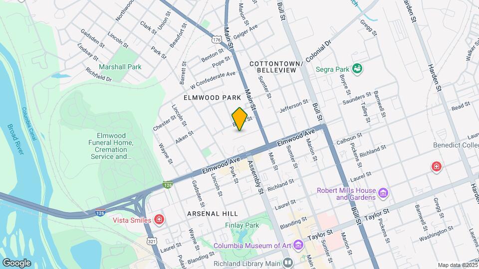 1035 Kinard Ct Mapa y Detalles de la Ubicación