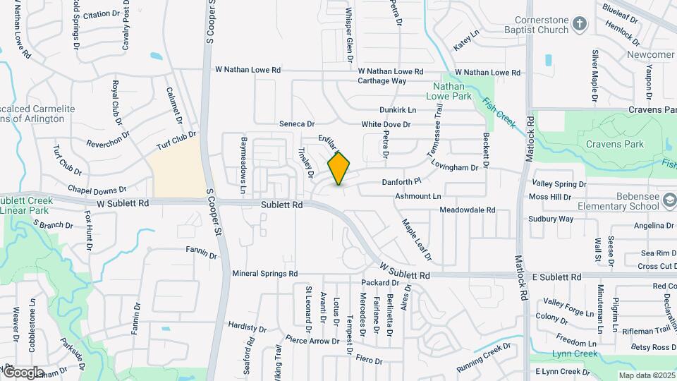 1021 Danforth Ct Map and Location Details