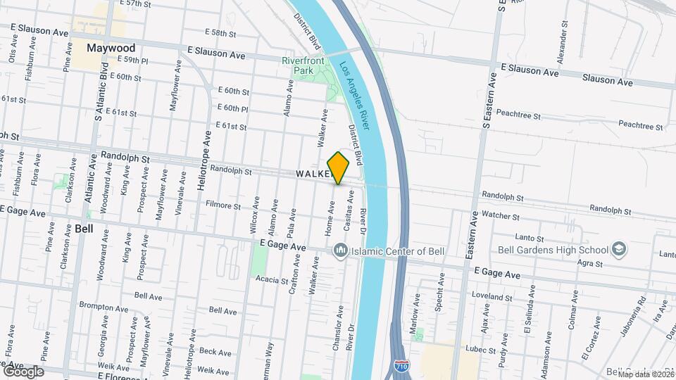 6206 Home Ave Map and Location Details