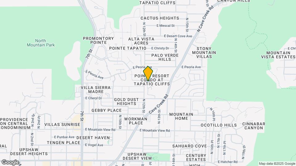 10255 N 12th Pl Map and Location Details