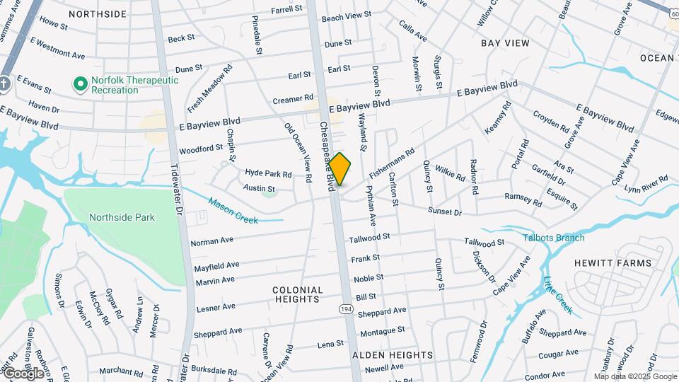 8500 Chesapeake Blvd Map and Location Details