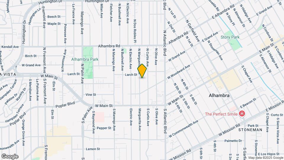 212 N Marguerita Ave Mapa y Detalles de la Ubicación