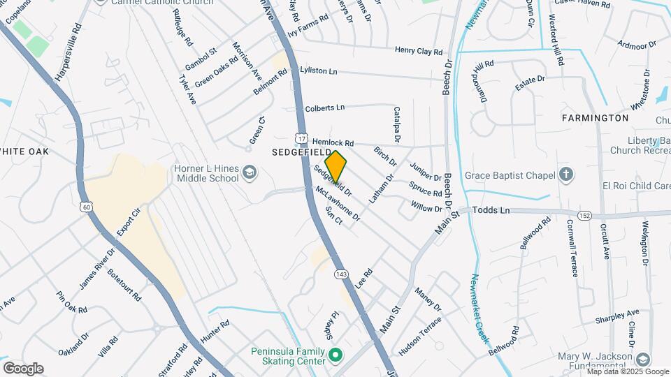 614 Sedgefield Dr Map and Location Details