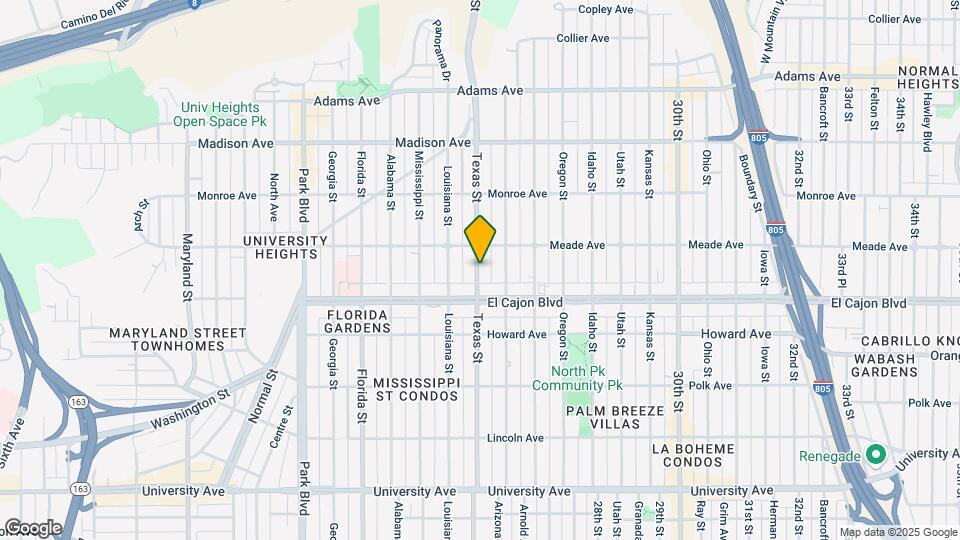4353 Texas St Map and Location Details