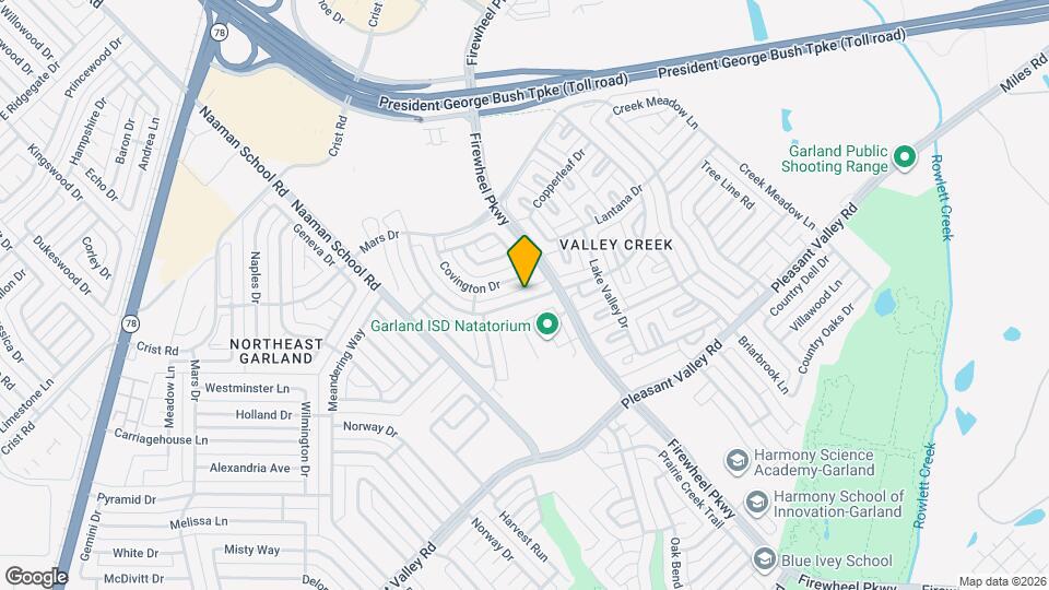 2522 Crosslands Dr Map and Location Details