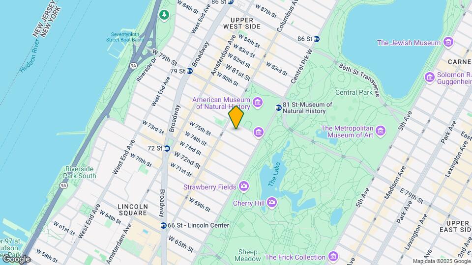 39 W 76th St Mapa y Detalles de la Ubicación