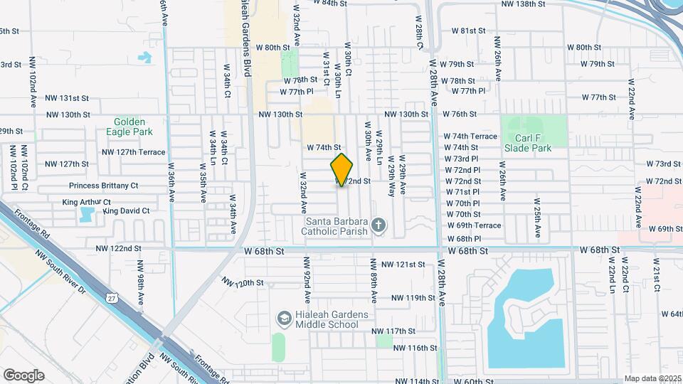 7145 W 31st Ave Map and Location Details