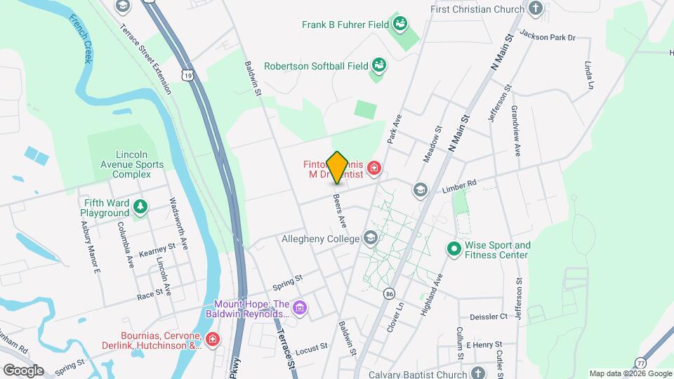 255 Allegheny St Map and Location Details