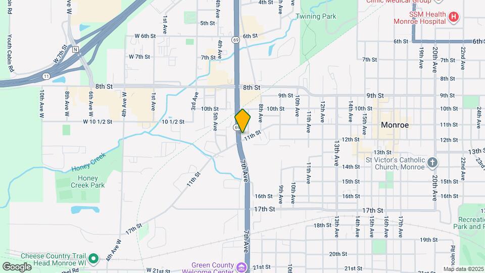 635 11th St Map and Location Details