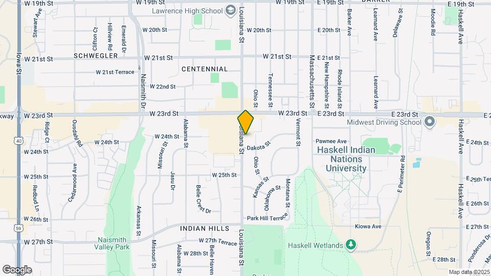 2340 Louisiana St Map and Location Details