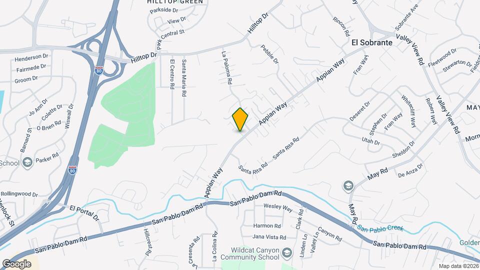 4455 Appian Way Map and Location Details