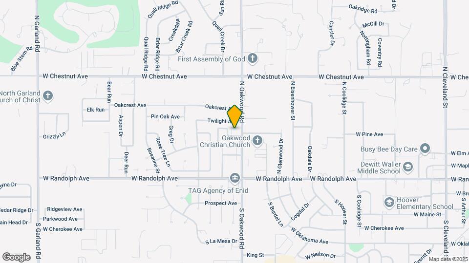 412 N Oakwood Rd Map and Location Details