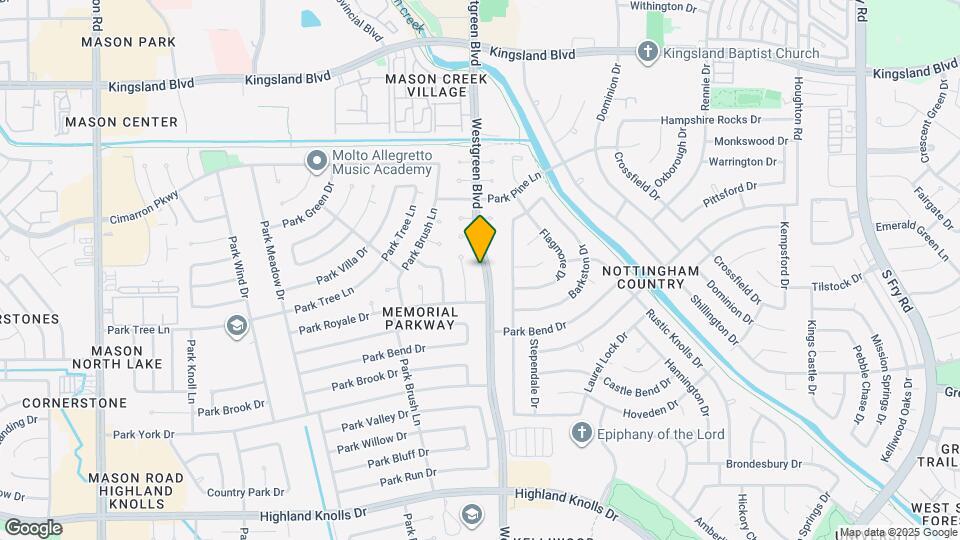 1210 Westgreen Blvd Map and Location Details