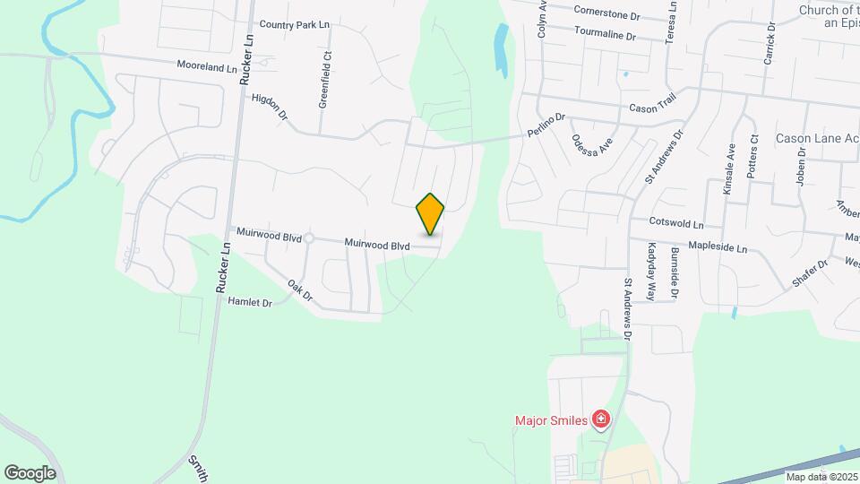 1721 Muirwood Blvd Mapa y Detalles de la Ubicación