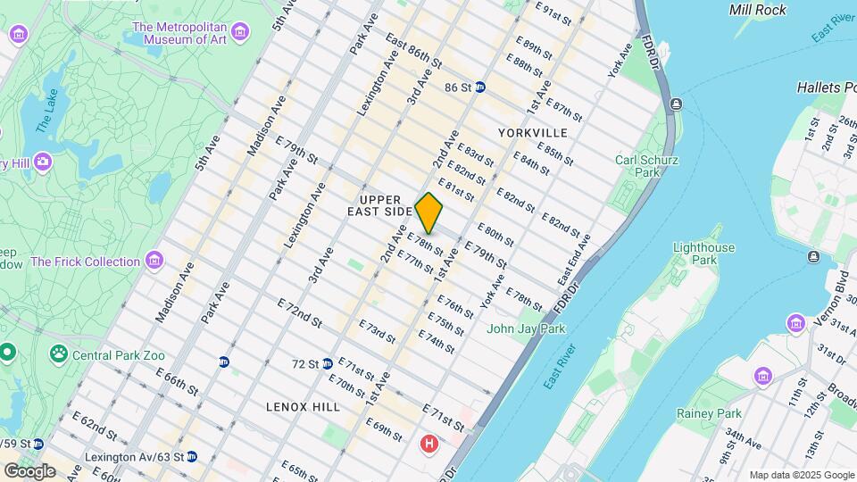 323 East 78th Street Map and Location Details