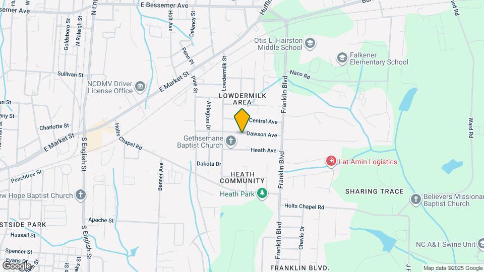 3716 Dawson Ave Map and Location Details