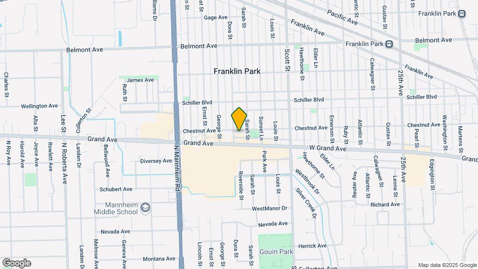 10161 Chestnut Ave Map and Location Details
