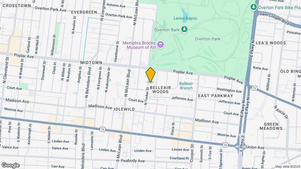 118 N Tucker St Map and Location Details