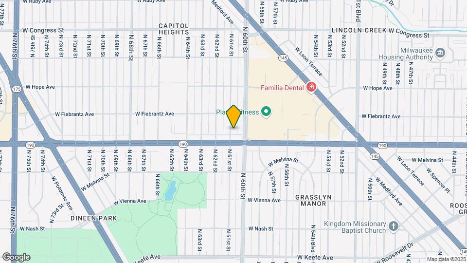 4024 N 61st St Map and Location Details