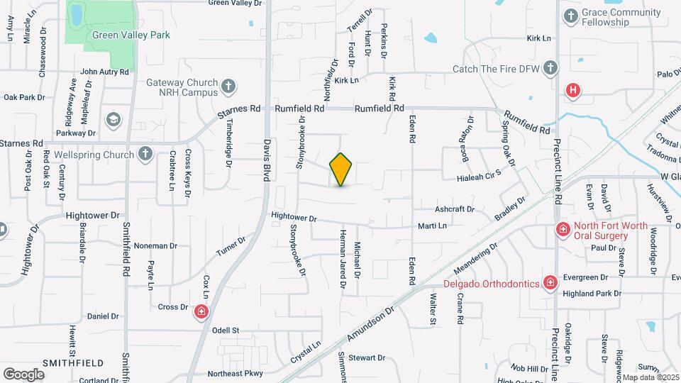 8608 Brookridge Dr Map and Location Details