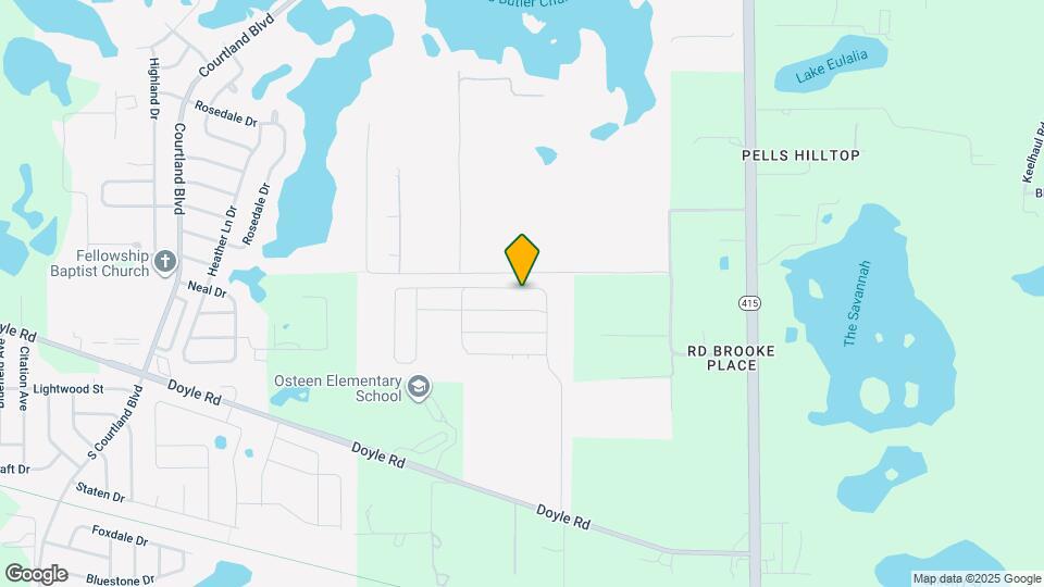 1103 Peach Crk Dr Map and Location Details