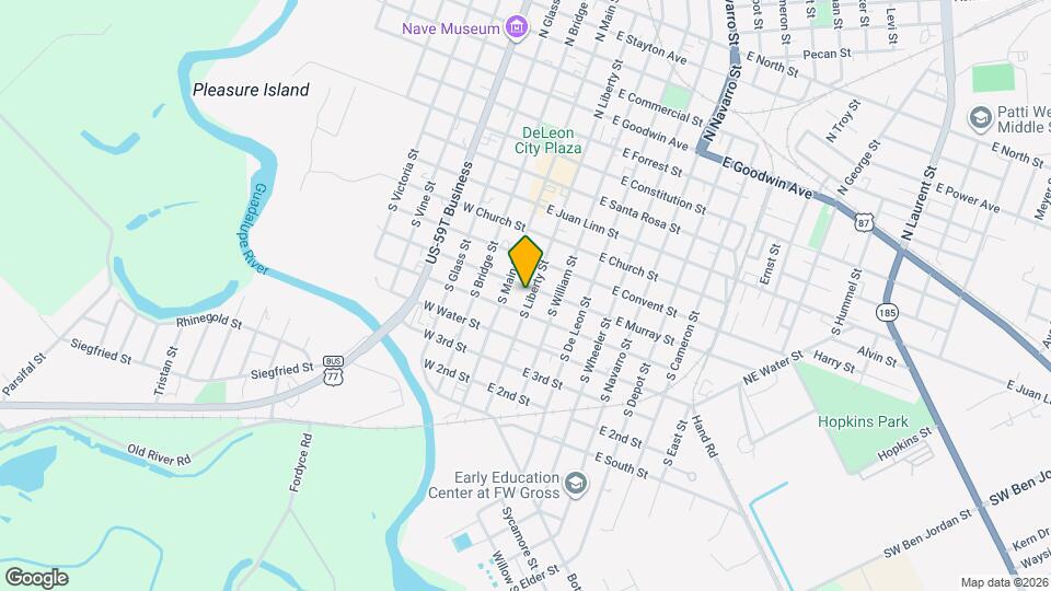 603 S Liberty St Map and Location Details