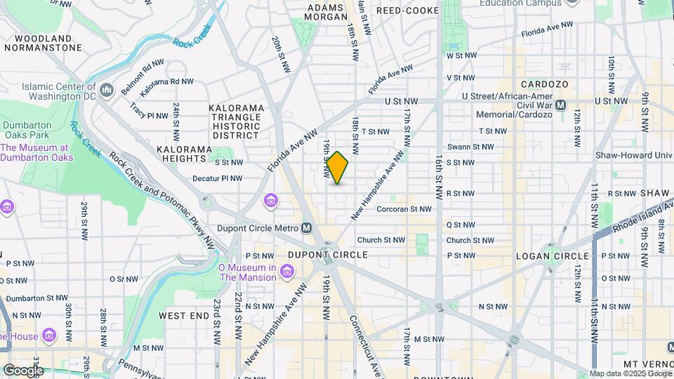 1837 R St NW Map and Location Details