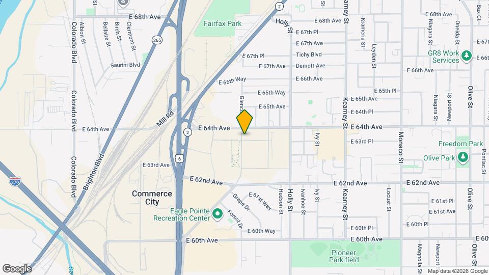5305 E 63rd Pl Map and Location Details