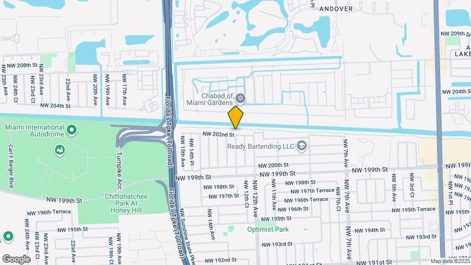 1261 NW 202nd St Map and Location Details