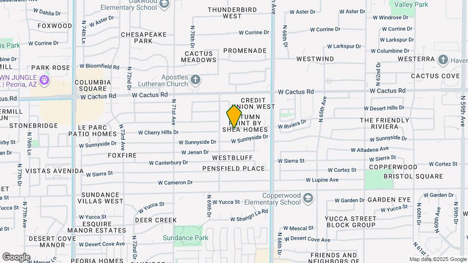 6857 W Cherry Hills Dr Map and Location Details