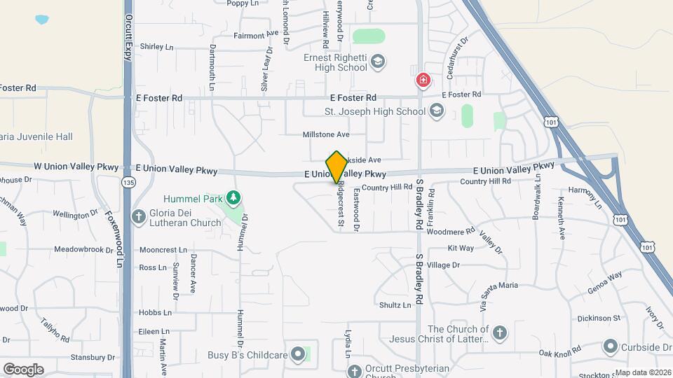 4281 Ridgecrest St Map and Location Details