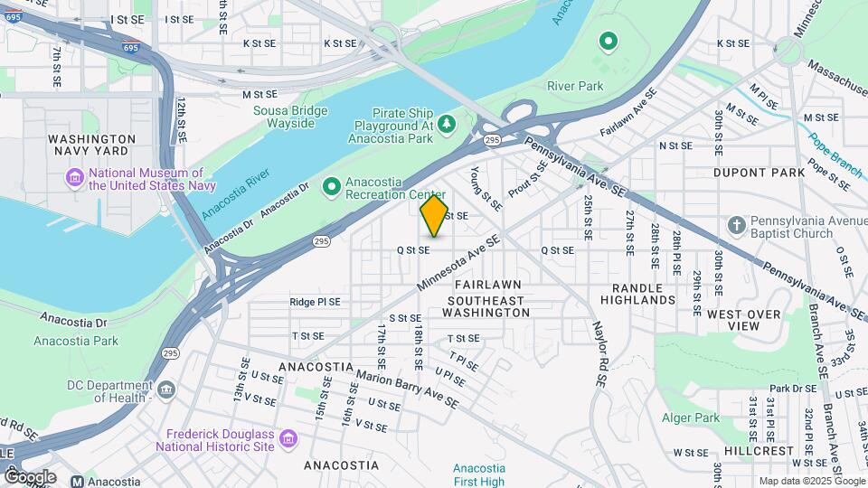 1818 Q St SE Mapa y Detalles de la Ubicación