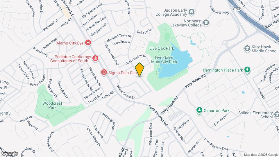 11205 Lone Shadow Trail Map and Location Details