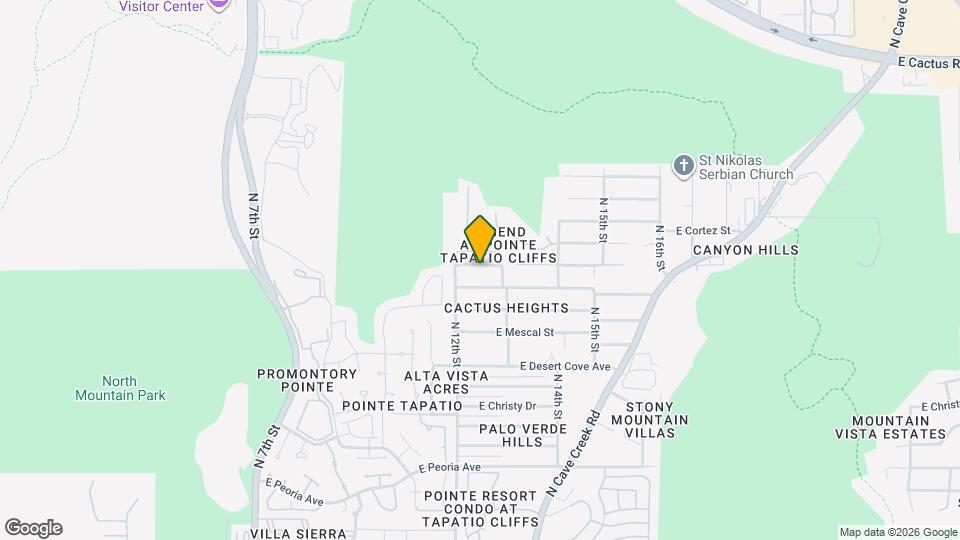 1225 E Cholla St Map and Location Details