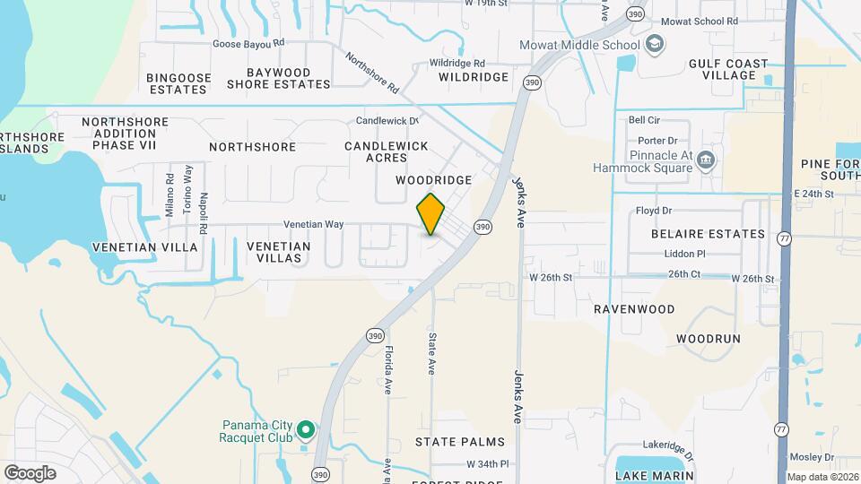 3907 Venetian Cir Map and Location Details