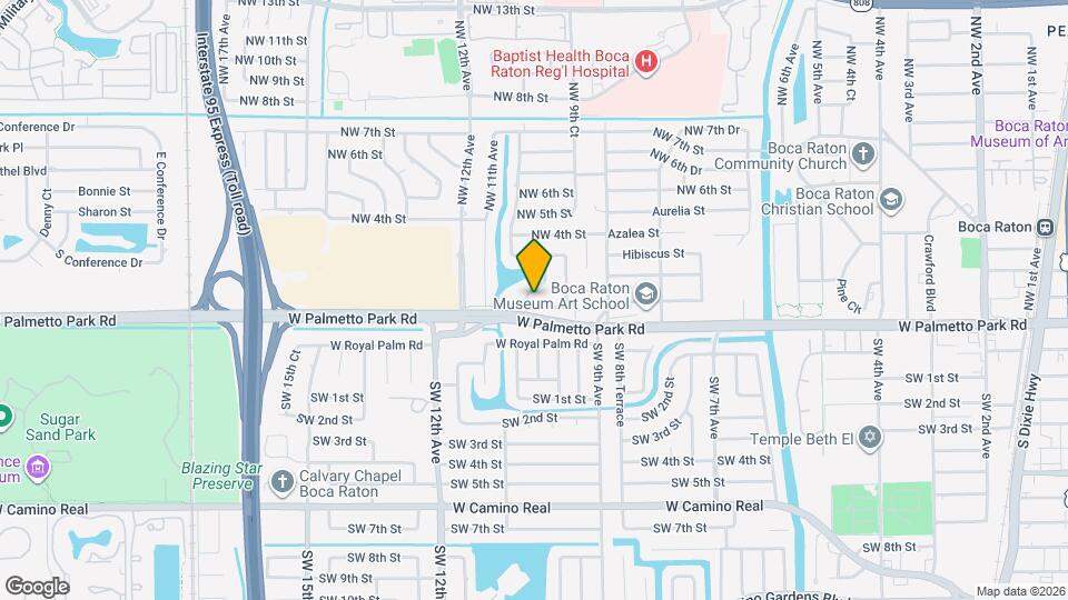 1049 W Palmetto Park Rd Map and Location Details