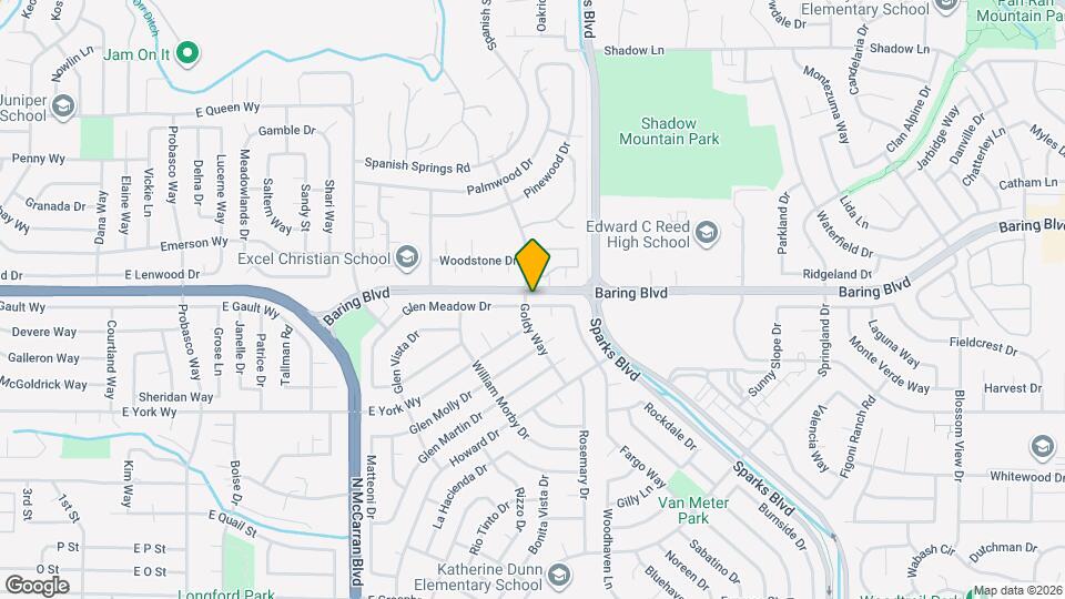 1002 Glen Meadow Dr Map and Location Details