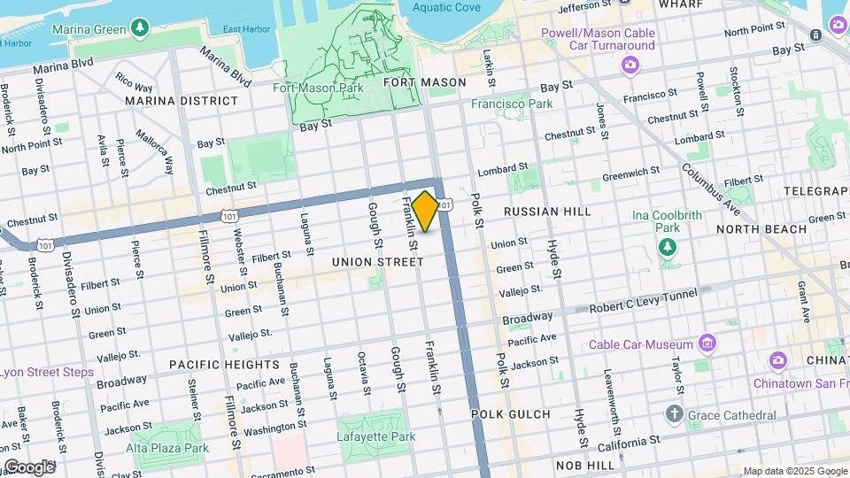 1551 Filbert St Map and Location Details