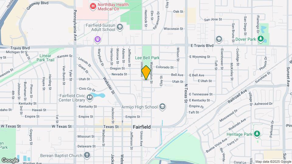 1116 Union Ave Map and Location Details